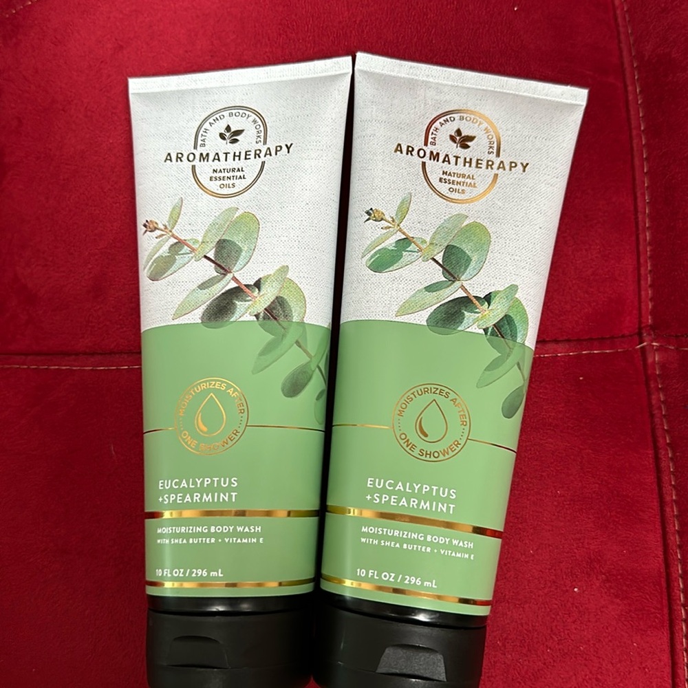 BBW 2pc Eucalyptus Spearmint Moisturizing Body Wash